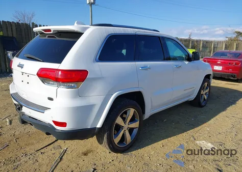 2016 Jeep Grand Cherokee Overland z USA, uszkodzony, nr VIN 1C4RJFCG7GC461690